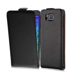 Samsung Galaxy ALPHA Flipfodral Skal (Svart)