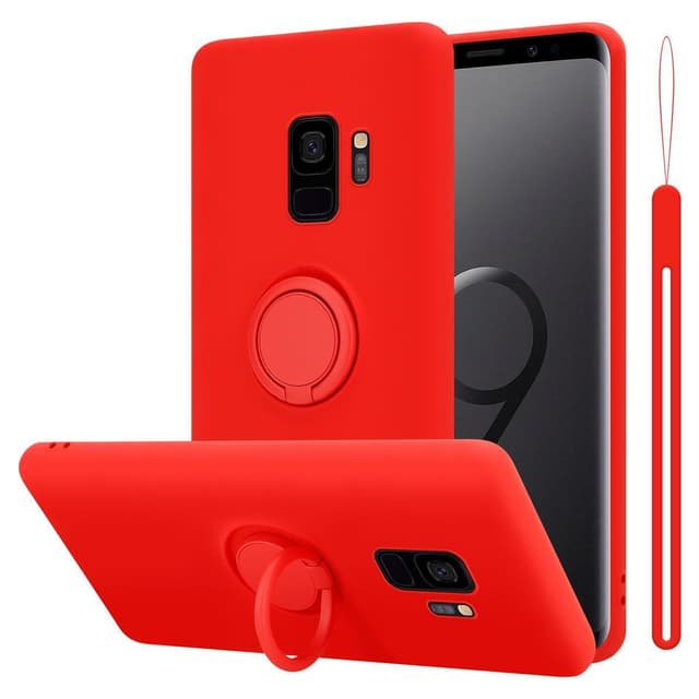 Skal Samsung Galaxy S9 Fodral Case (Röd)
