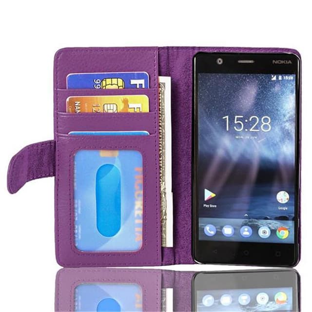 Nokia 3 2017 lommebokdeksel case (lilla)