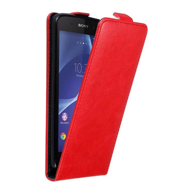 Sony Xperia Z2 Pungetui Flip Cover (Rød)