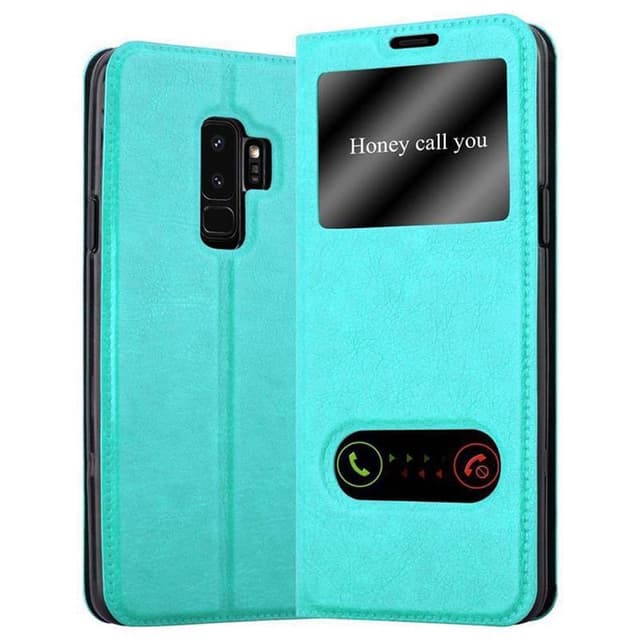 Lompakkokotelo Samsung Galaxy S9 PLUS Case (Turkoosi)