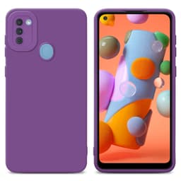 Samsung Galaxy A11 / M11 Deksel cover case (lilla)
