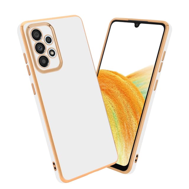 Samsung Galaxy A33 5G Suojakuori Cover (Valkoinen)