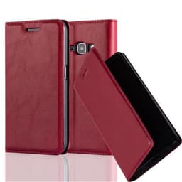 Samsung Galaxy J1 2016 Skal Fodral Case (Röd)