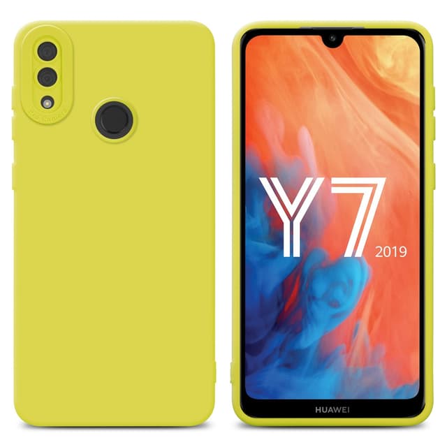 Huawei Y7 2019 / Y7 PRIME 2019 Cover Etui Case (Gul)