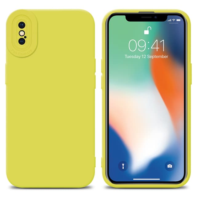 iPhone XS MAX Skal Fodral Case (Gul)