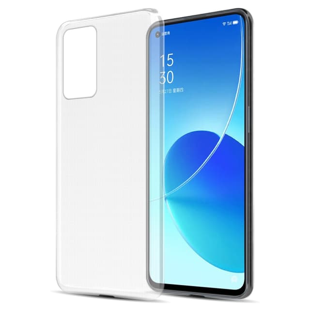 Oppo Reno6 5G Cover TPU Etui (Gennemsigtig)