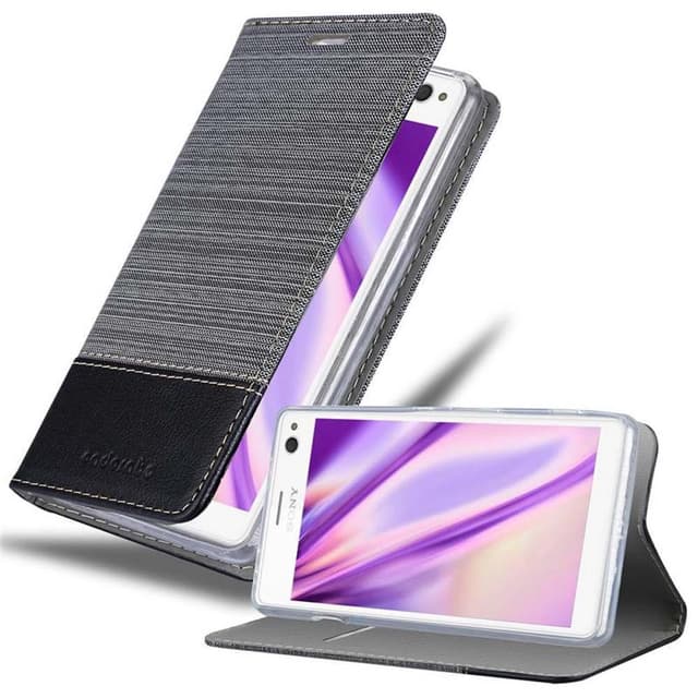 Sony Xperia C4 Pungetui Cover Case (Grå)