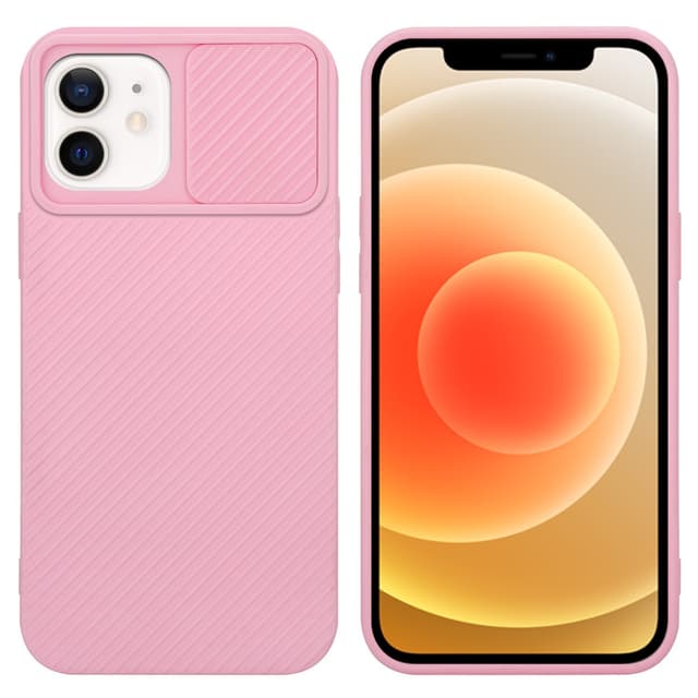 iPhone 12 Cover Etui Case (Lyserød)