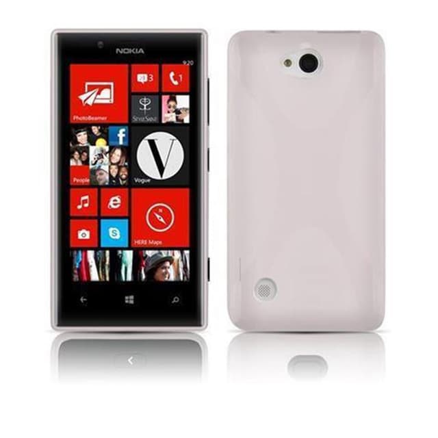 Nokia Lumia 720 Skal Fodral Case (Vit)