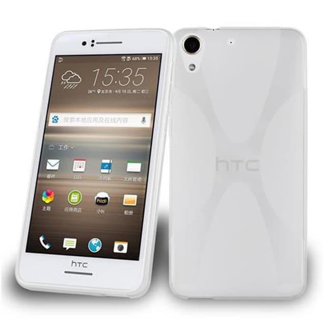 HTC Desire 728 Etui Case Cover (Gennemsigtig)