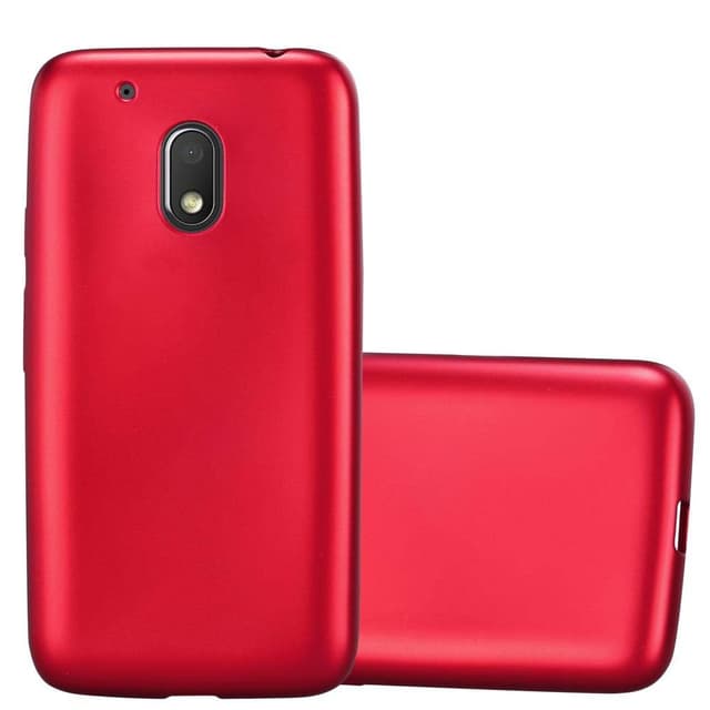 Motorola MOTO G4 PLAY Suojakuori Kotelo (Punainen)