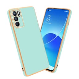 Oppo Reno6 5G Skal Fodral Case (Grön)