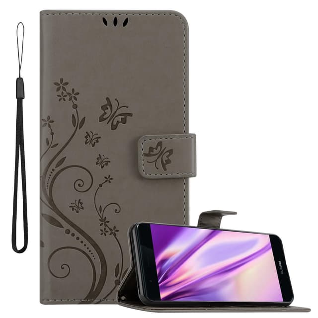 Huawei P9 PLUS Pungetui Cover Case (Grå)