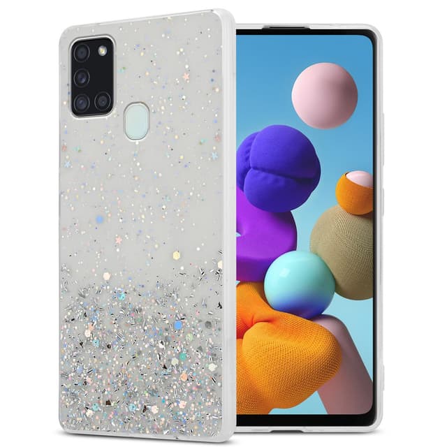 Samsung Galaxy A21s Cover Etui Case (Gennemsigtig)