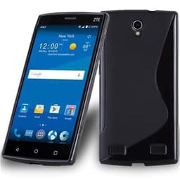 ZTE ZMAX 2 silikondeksel case (svart)