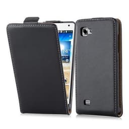 LG OPTIMUS 4X HD Deksel Flip Case (svart)