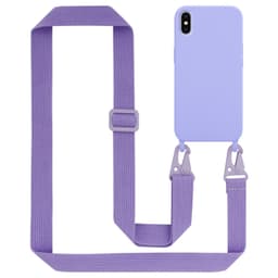 iPhone X / XS Skal Fodral Kedja (Lila)