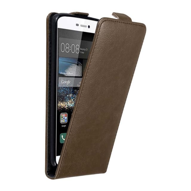 Huawei P8 Pungetui Flip Cover (Brun)
