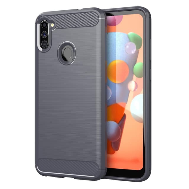 Samsung Galaxy A11 / M11 Skal Fodral Case (Grå)