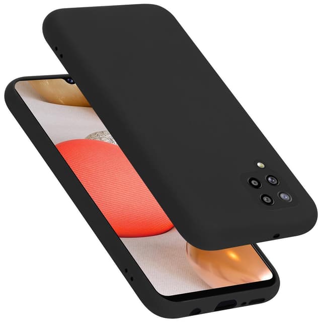 Samsung Galaxy A42 4G Suojakuori Kotelo (Musta)