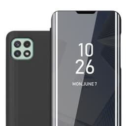 Suojakuori Samsung Galaxy A22 5G Lompakkokotelo (Musta)