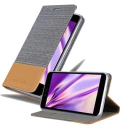 BQ Aquaris U / U LITE Pungetui Cover Case (Grå)