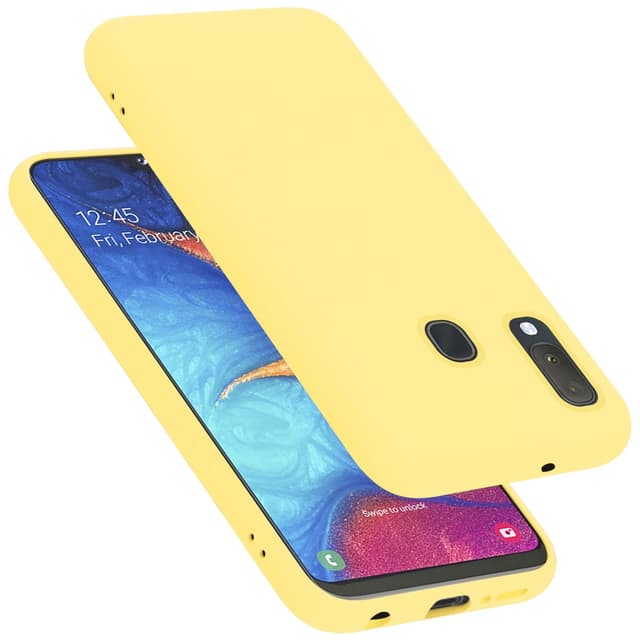 Samsung Galaxy A10e / A20e Cover Etui Case (Gul)