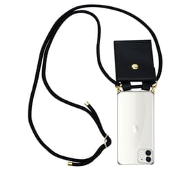 iPhone 12 MINI Deksel med Halskjede (svart)