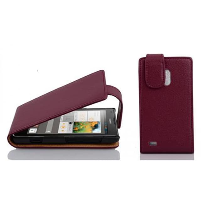 Huawei ASCEND G700 Pungetui Flip Cover (Lilla)