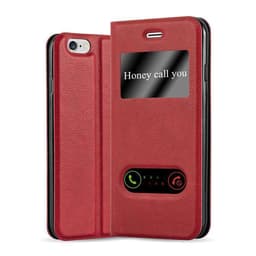 iPhone 6 PLUS / 6S PLUS Plånboksfodral Skal (Röd)