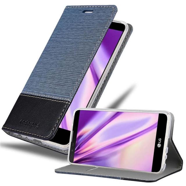 LG STYLUS 2 Plånboksfodral Skal (Blå)