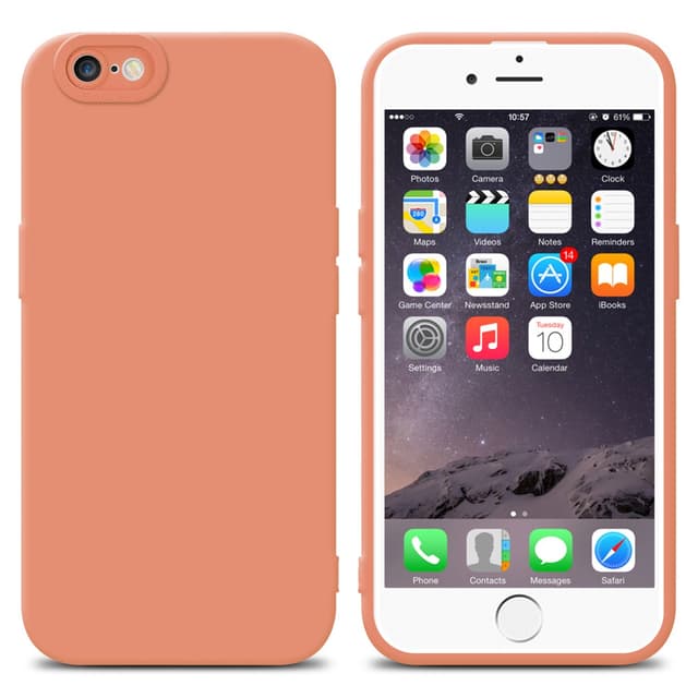 iPhone 6 PLUS / 6S PLUS Suojakuori Kotelo (Oranssi)