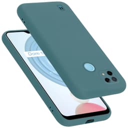 Realme C21 Skal Fodral Case (Grön)