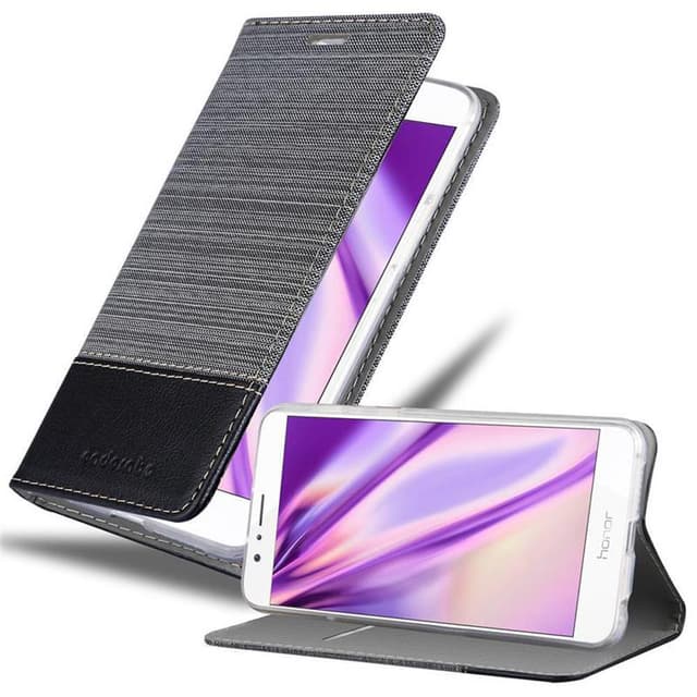 Honor 8 / 8 PREMIUM Suojakuori Lompakkokotelo (harmaa)