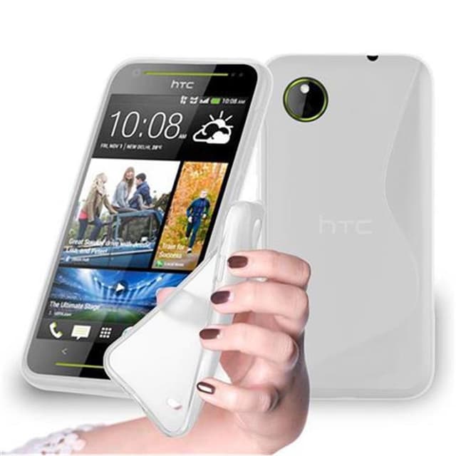HTC Desire 700 Suojakuori Cover (Läpinäkyvä)