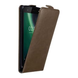 Nokia 2 2017 Pungetui Flip Cover (Brun)