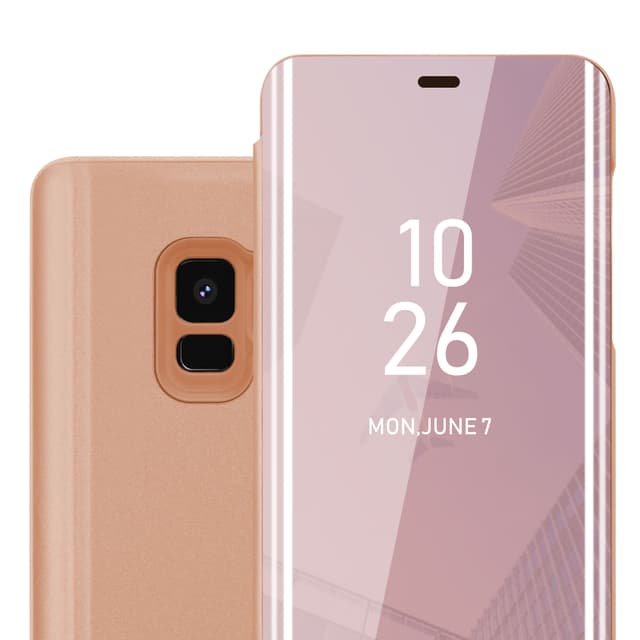 Samsung Galaxy S9 Plånboksfodral Skal (Rosa)
