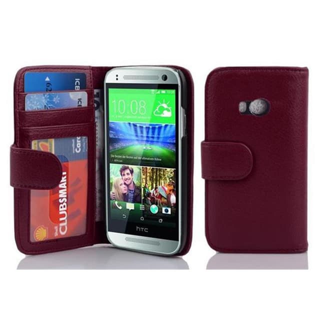 HTC ONE M8 MINI Plånboksfodral Skal (Lila)