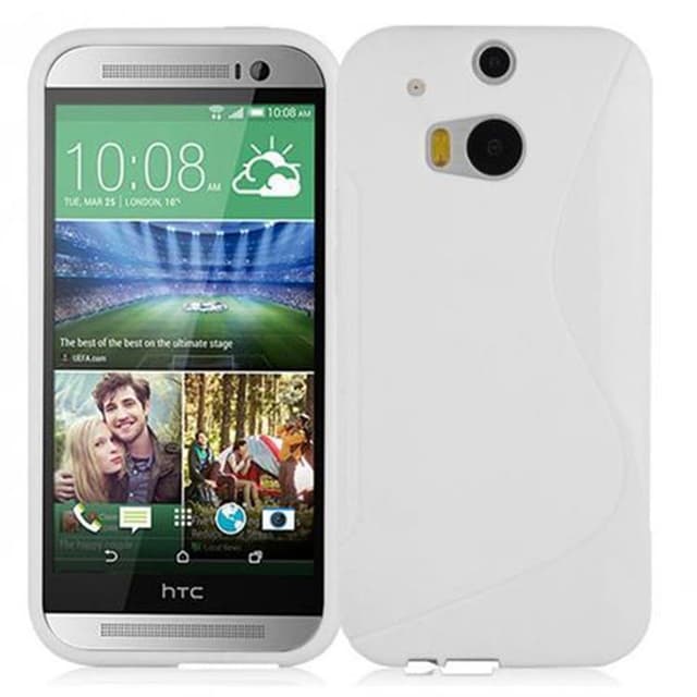 HTC ONE M8 Etui Case Cover (Hvid)