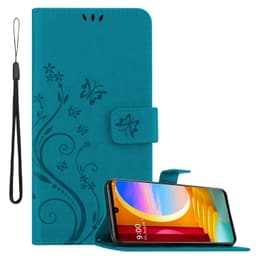 LG Velvet Suojakuori Lompakkokotelo (Sininen)
