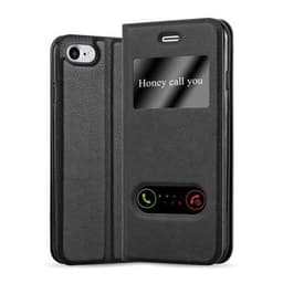 Lompakkokotelo iPhone 7 / 7S / 8 / SE 2020 Case (Musta)