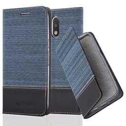 Motorola MOTO G4 / G4 PLUS Plånboksfodral Skal (Blå)