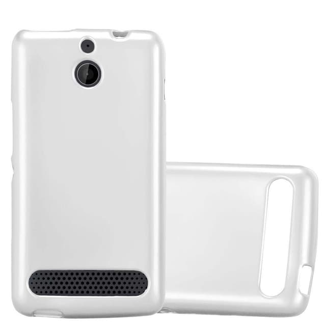 Sony Xperia E1 Suojakuori Kotelo (Hopea)