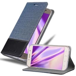 Samsung Galaxy A7 2017 Plånboksfodral Skal (Blå)