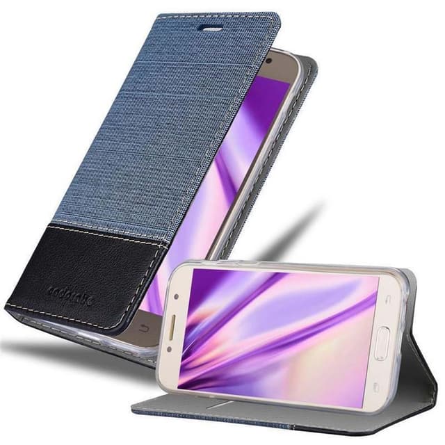 Samsung Galaxy A7 2017 Plånboksfodral Skal (Blå)
