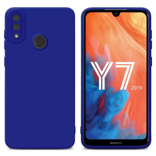 Huawei Y7 2019 / Y7 PRIME 2019 Skal Fodral Case (Blå)