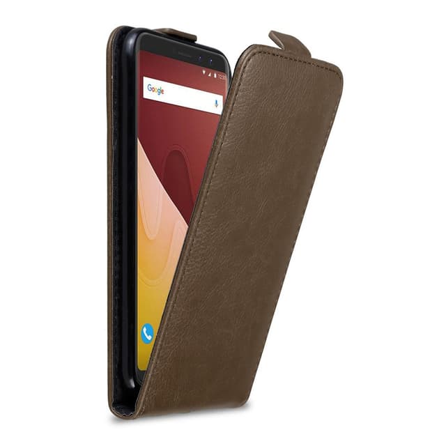 WIKO VIEW PRIME Flipfodral Skal (Brun)