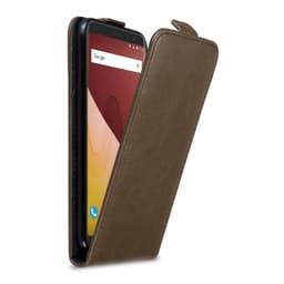 WIKO VIEW PRIME Suojakuori Lompakkokotelo (Ruskea)