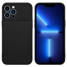 iPhone 13 PRO MAX Suojakuori Suojakotelo (Musta)